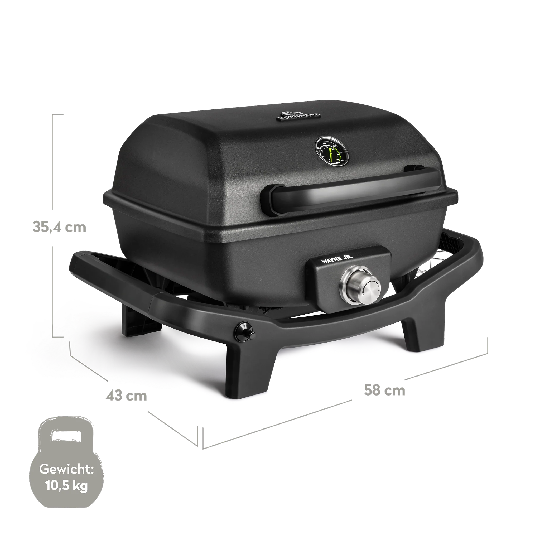 BURNHARD WAYNE Jr. Balkongrill 1-Brenner von BURNHARD