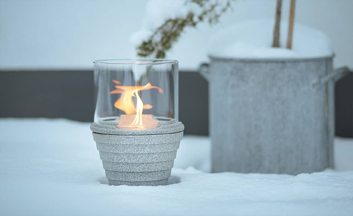 DENK Keramik Lichtglas-Aufsatz für Schmelzfeuer® Outdoor Granicium® ~ SFG-LGA von DENK Keramik