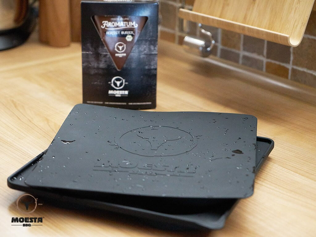 BurgerPresse No.1 - Die 4-Fach Silikon Hamburgerpresse ~ Moesta BBQ von Moesta BBQ