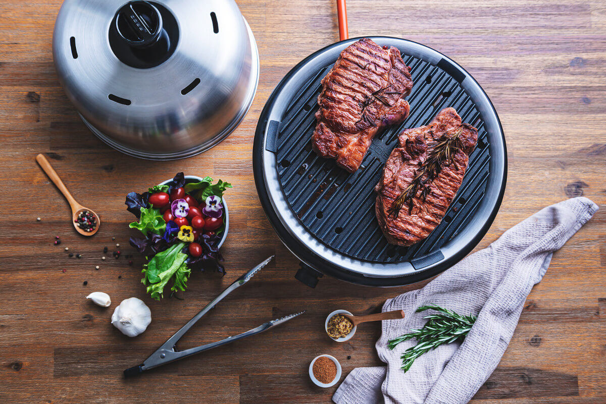 COBB 30mbar Premier+ Gas DELUXE Grill inkl. Griddle+ (CO500-1) | Modell 2025 von Cobb