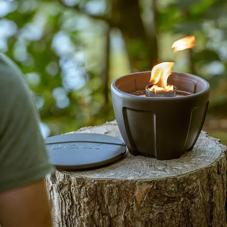 DENK Keramik Camping Schmelzfeuer | Feuer | Licht | CeraLava mit Deckel ~ CSF von DENK Keramik DENK Keramik Camping Schmelzfeuer | Feuer | Licht | CeraLava mit Deckel ~ CSF von DENK Keramik