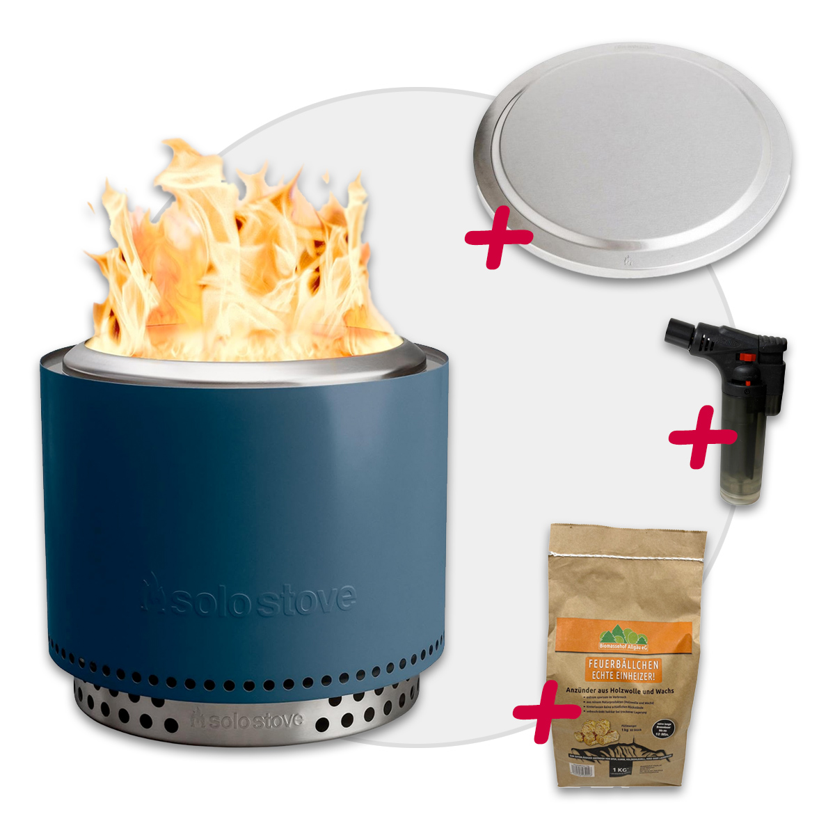 Solo Stove BONFIRE 2.0 + STAND Water + Edelstahl Deckel + 1kg Anzünder - AKTION Solo Stove BONFIRE 2.0 + STAND Water + Edelstahl Deckel + 1kg Anzünder - AKTION