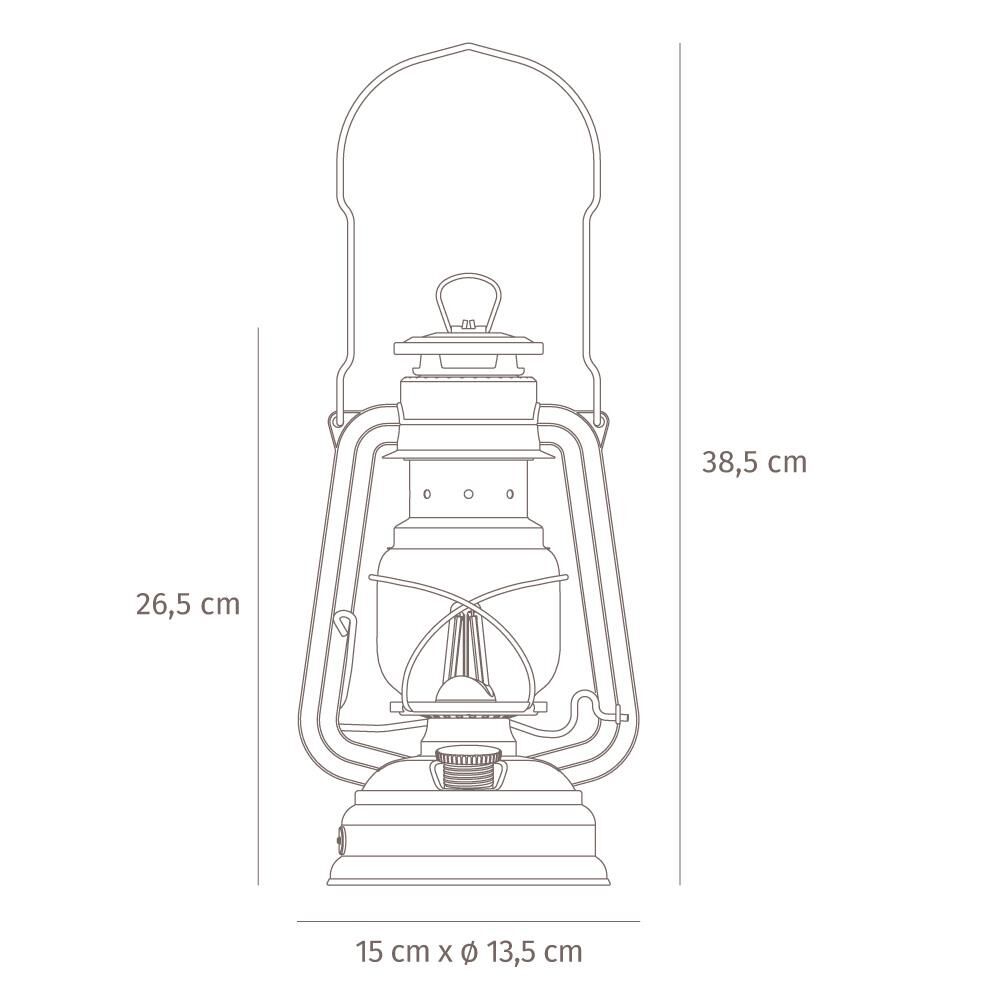 LED Laterne Baby Special 276 Sparkling Iron | bis 150 Lumen | Dimmbar | Feuerhand von Feuerhand