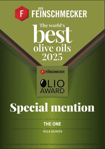 12x Villa Oliveto - THE ONE - Hochwertiges, sortenreines Olivenöl erster Güteklasse - EXTRA NATIVE - 6 Liter von Villa Oliveto