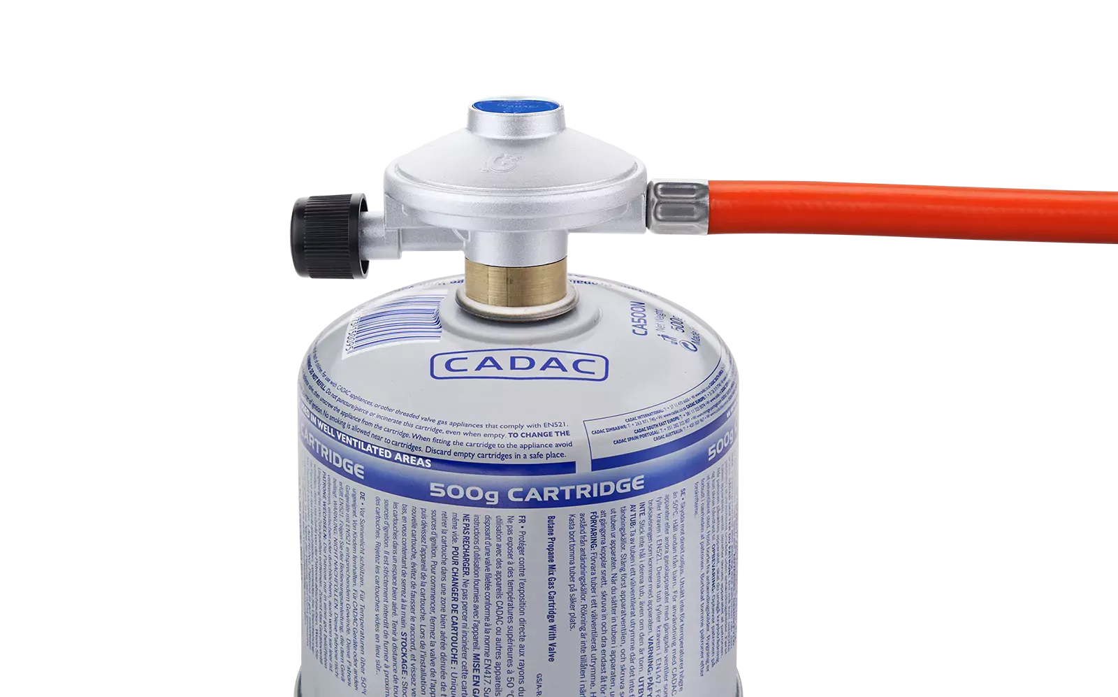 CADAC 50mbar Gewindekartuschenregler | 85cm Schlauch von CADAC