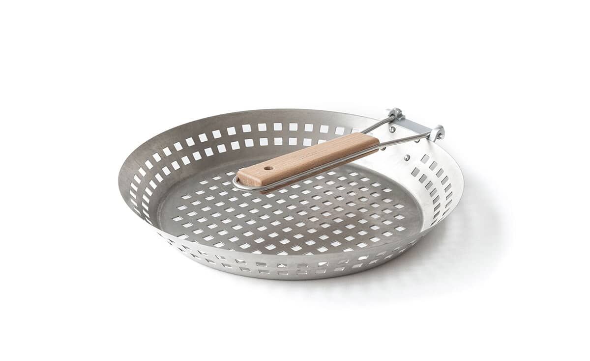 DENK Keramik Grillpfanne Edelstahl mit Klappgriff für das Denk BRATFEUER® | BF-GP von DENK Keramik