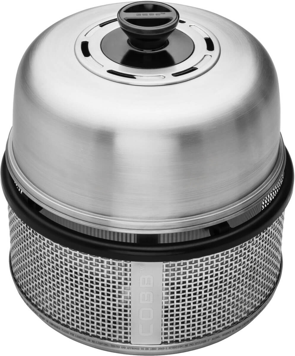 Cobb Premier AIR DELUXE Grill inkl. Air Deckel & Griddle+ & Bratenrost & Cobble Stone von Cobb