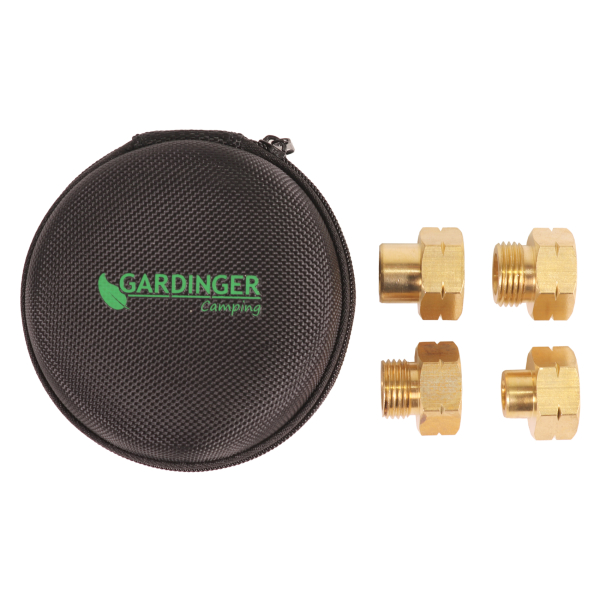 GARDINGER Europa Füllset für Propangasflaschen 4 teilig mit Adapter BOX EUROPA von HUW24
