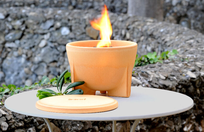 DENK Keramik Schmelzfeuer Outdoor (SFD) & Deckel CeraNatur (SFD-DE) von DENK Keramik