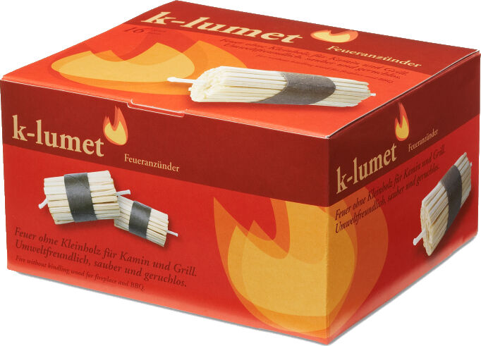 1x K-lumet Feueranzünder - Kamin- und Grillanzünder ~ 16 Anzünder von K-Lumet