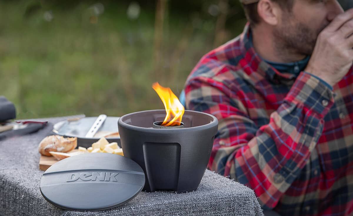 DENK Keramik Camping Schmelzfeuer | Feuer | Licht | CeraLava mit Deckel ~ CSF von DENK Keramik