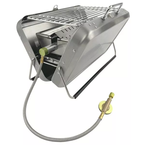 BBQ 42 kleinster Koffergasgrill + Profill Set Propanflasche 0,5kg im SET von HUW24 BBQ 42 kleinster Koffergasgrill + Profill Set Propanflasche 0,5kg im SET von HUW24