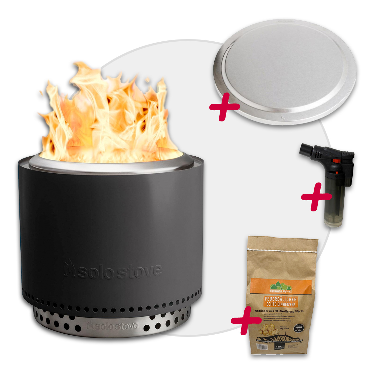 Solo Stove BONFIRE 2.0 + STAND Ash + Edelstahl Deckel + 1kg Anzünder - AKTION Solo Stove BONFIRE 2.0 + STAND Ash + Edelstahl Deckel + 1kg Anzünder - AKTION