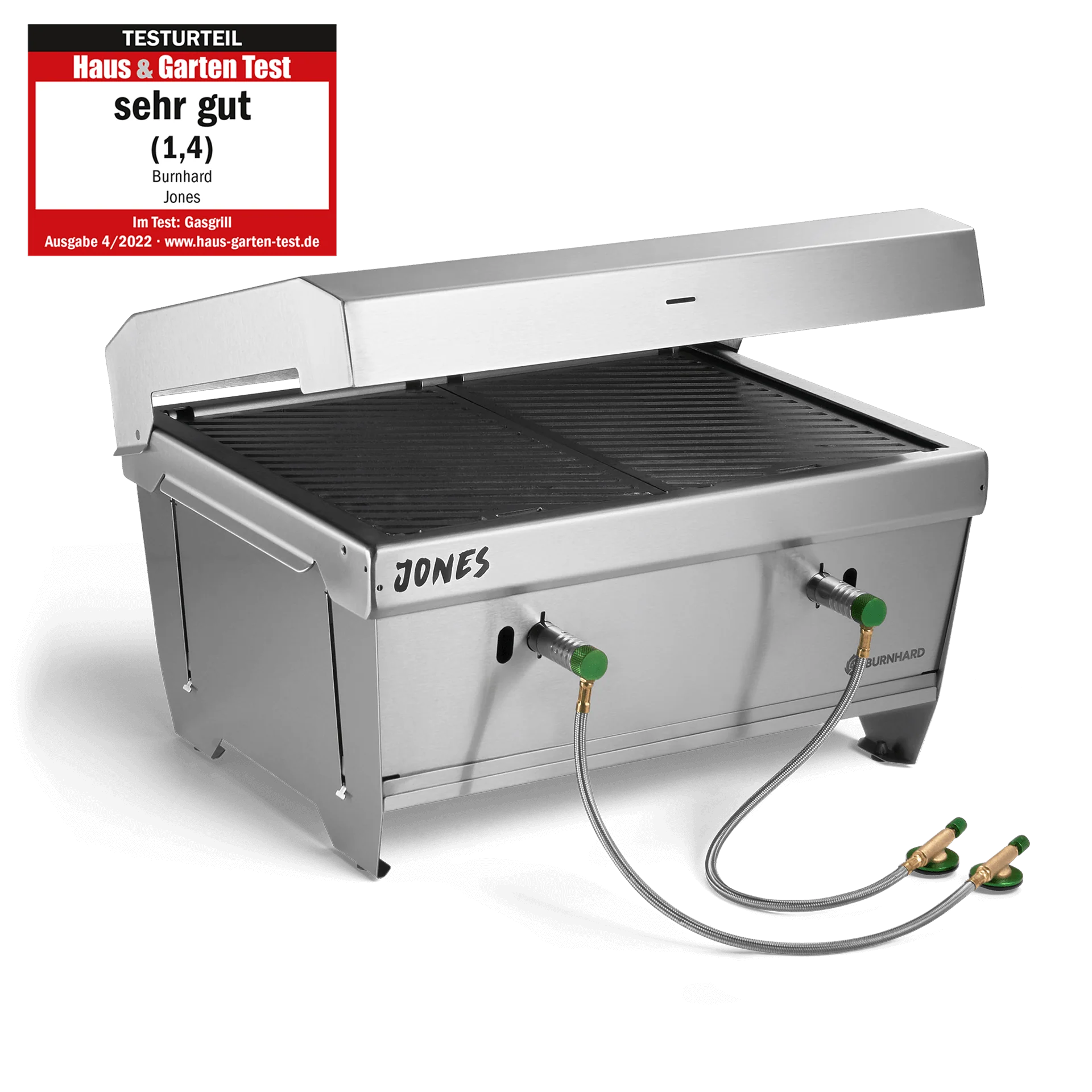BURNHARD JONES Campinggrill 2-Brenner  von BURNHARD