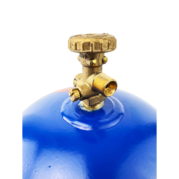 Befüllbare Propanflasche Profill907 2,5kg + Umfüllschlauch + Adapter für z.B. VW California von HUW24