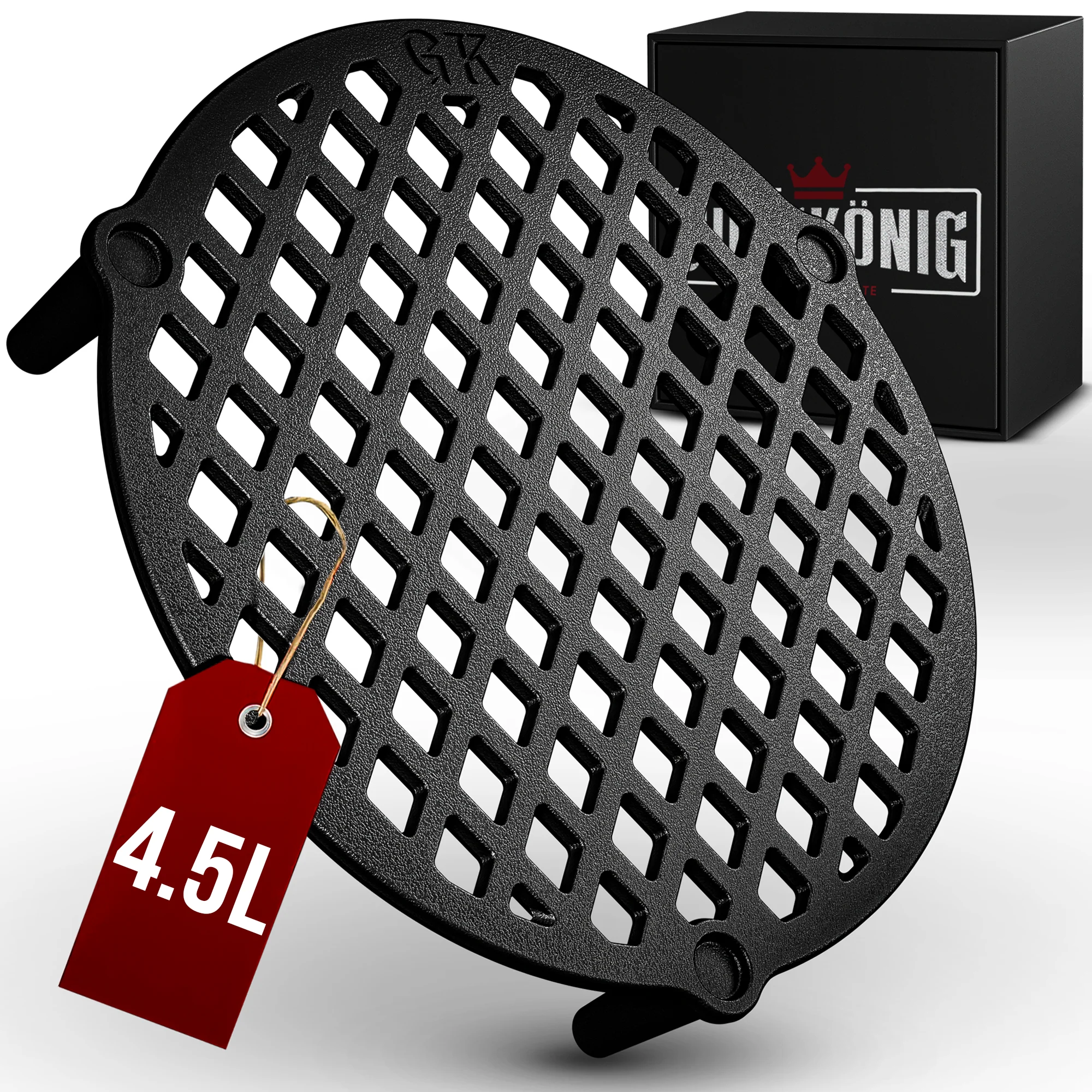 GUSSKÖNIG Gusseisen Stapelrost für Dutch Oven 4,5 Liter Ø 20cm GUSSKÖNIG Gusseisen Stapelrost für Dutch Oven 4,5 Liter Ø 20cm