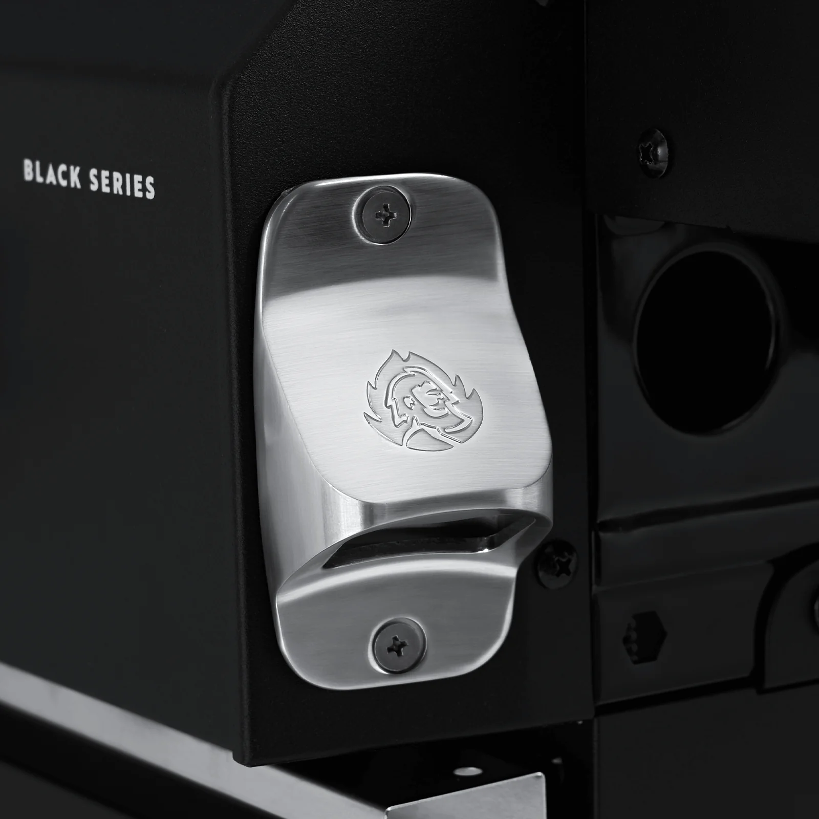 BURNHARD FRED Jr. Deluxe Gasgrill 2-Brenner in der Farbe Schwarz mit Gusseisenrost von BURNHARD