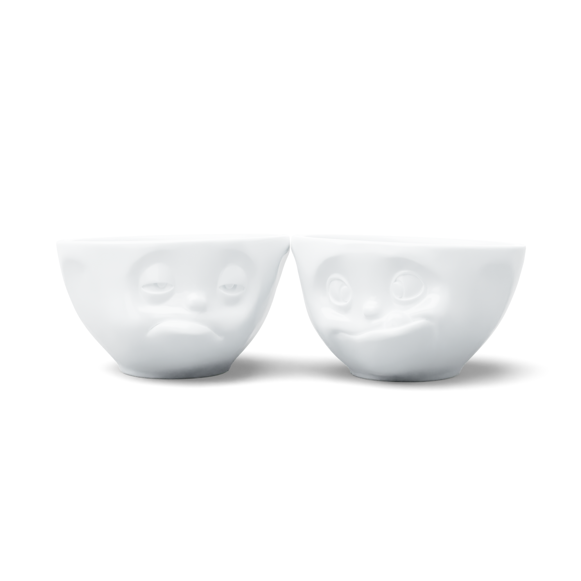 58products | Mittleres Schälchen Set Nr. 3 Lecker & Verpennt bitte in weiß 200 ml | Made in Germany von 58products 58products | Mittleres Schälchen Set Nr. 3 Lecker & Verpennt bitte in weiß 200 ml | Made in Germany von 58products