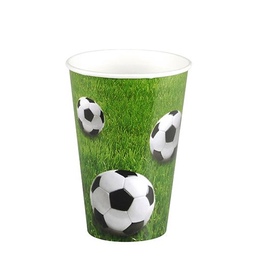 Fußball Pappbecher 0,2 Liter | 1x 14 Stück von Papstar Fußball Pappbecher 0,2 Liter | 1x 14 Stück von Papstar