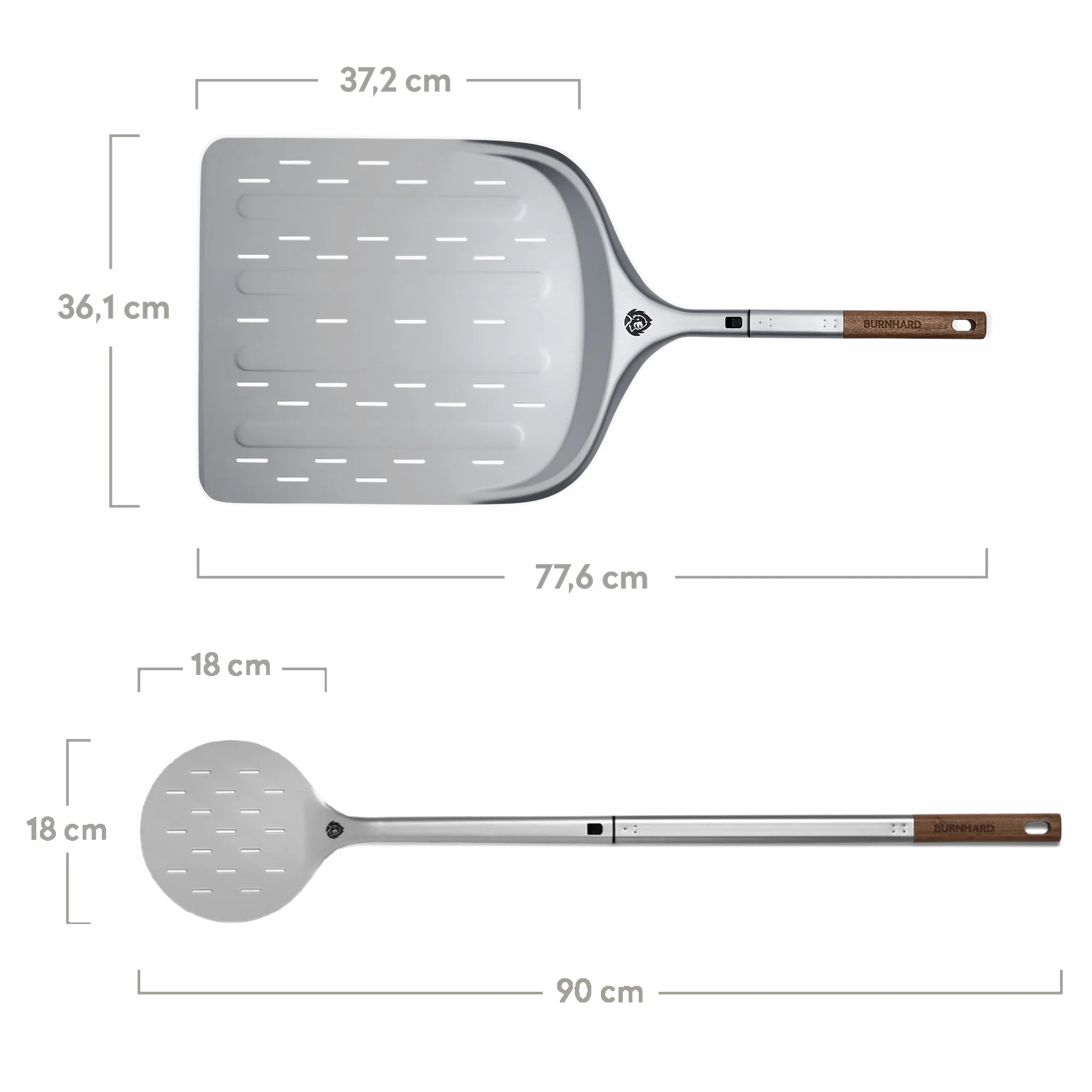 BURNHARD Pizza-Set 2-tlg. für den Fat TONY von BURNHARD