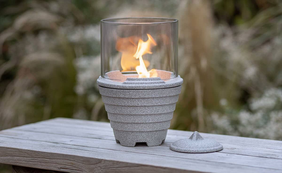 DENK Keramik Lichtglas-Aufsatz für Schmelzfeuer® Outdoor Granicium® ~ SFG-LGA von DENK Keramik