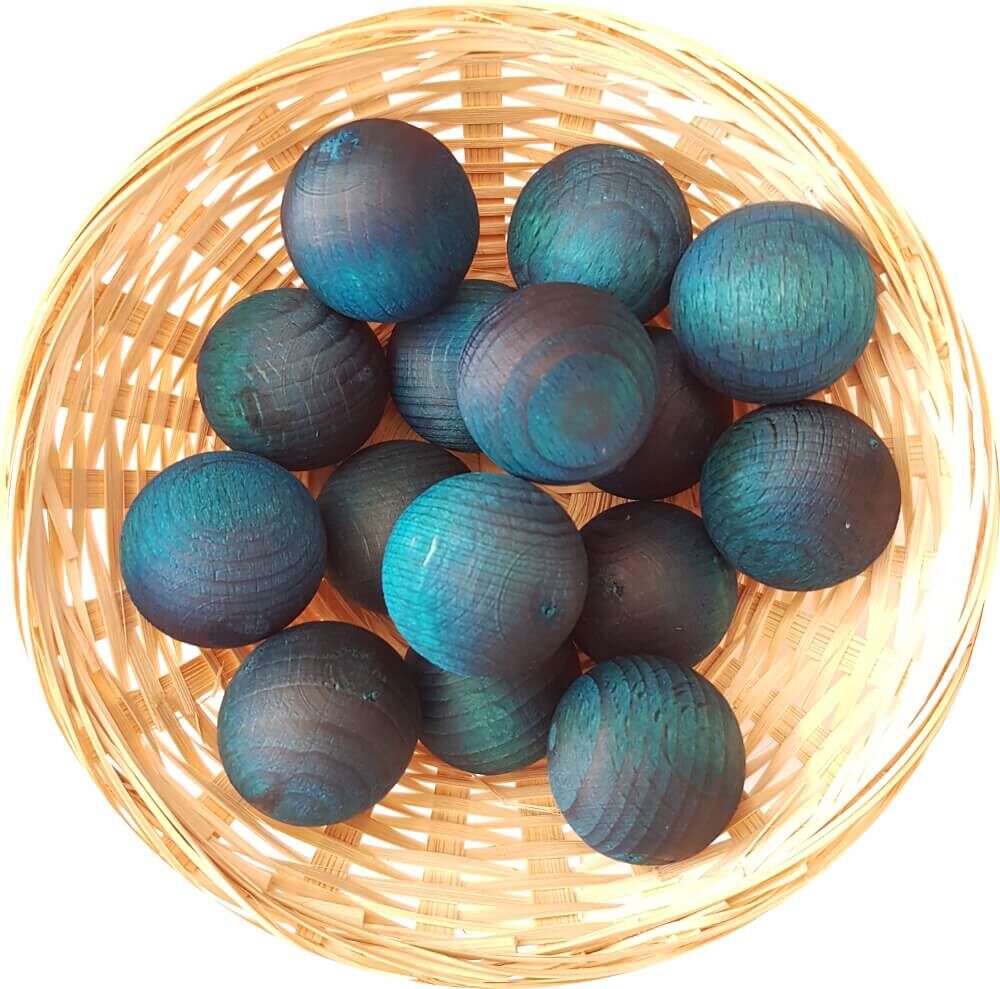 50x Blaubeer Muffin Duftholz zur Lufterfrischung und Raumbeduftung - Dufthölzer - Duftkugel von DuftHolz